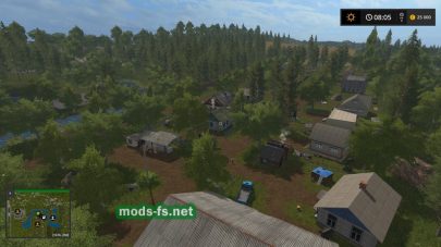 Большая русская карта для Farming Simulator 2017