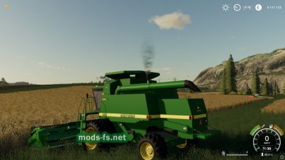 JD 9XXX Series Combine для Farming Simulator 2019