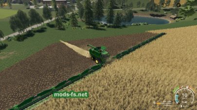 Мод очень широкой жатки для FS 19