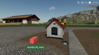 Домик для собаки в игре FS 19