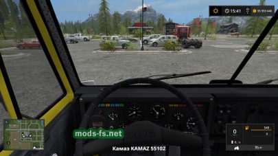 Мод на КамАЗ-55102 для Farming Simulator 2017