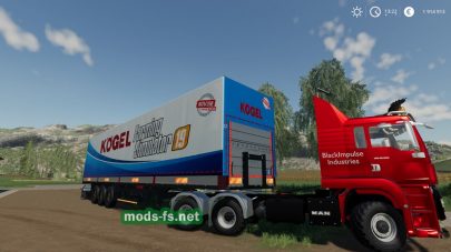 Kogel Autoloader для Farming Simulator 2019