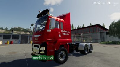 Мод на MAN TGS18.500 Blackimpulse Edition для FS 2019