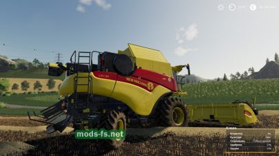 Комбайн NH 120 в игре Farming Simulator 2019