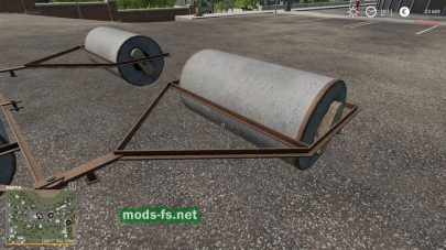 Concrete Meadow Rolls для Farming Simulator 2019