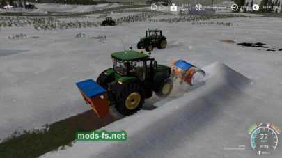 Техника для уборки снега в Farming Simulator 2019