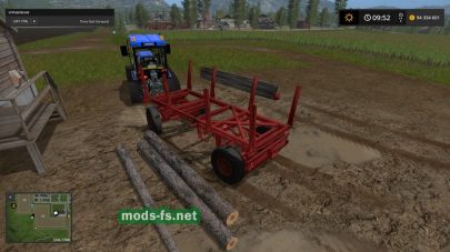 Telega lesovoz для Farming Simulator 2017