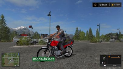 Мотоцикл Ява в игре Farming Simulator 2017