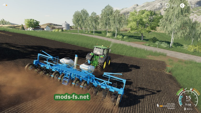 Мод на сеялку Kinze 3600 12 Row Planter для Farming Simulator 2019.