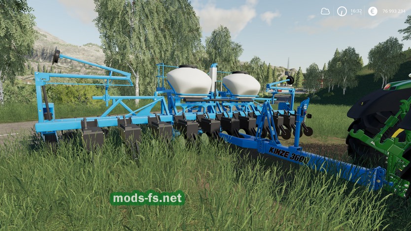 Мод на сеялку Kinze 3600 12 Row Planter для Farming Simulator 2019.