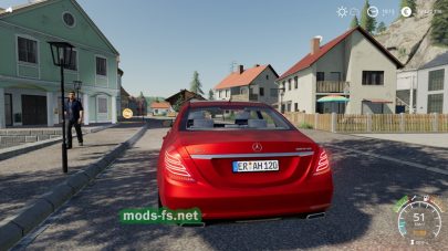 Mercedes S63 для Farming Simulator 2019