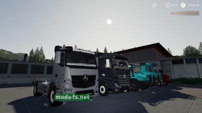 Скриншот мода Mercedes Trucks Pack