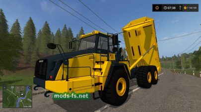 Komatsu HM400 для Farming Simulator 2017