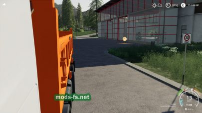 Mercedes Arocs 8×4 Benne для Farming Simulator 2019