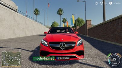 Mercedes GLE в игре Farming Simulator 2019