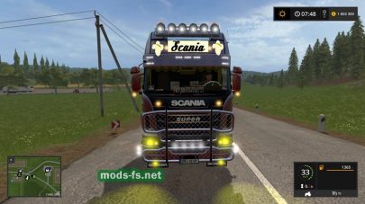 SCANIA R730 для игры Farming Simulator 2017