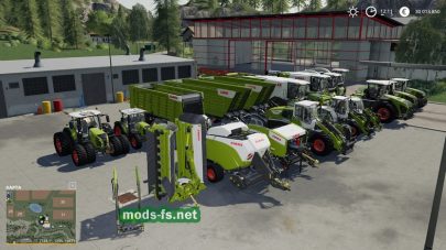 Подборка техники CLAAS для FS 19