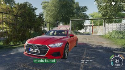 Мод на Audi A7 2018