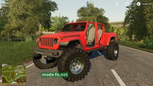 Jeep Gladiator в игре Farming Simulator 2019