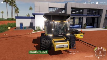 Мод на Claas Lexion 780