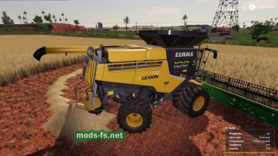 Мод комбайна Claas Lexion 780