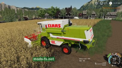 Claas Dominator 108SL SIC для Farming Simulator 2019
