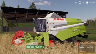 Мод комбайна Claas Tucano 320