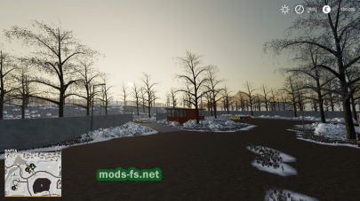 Карта со снегом в Farming Simulator 2019