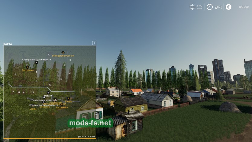 Farming simulator 19 карта покровка