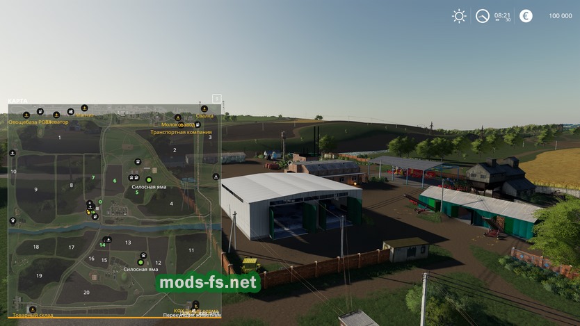 Fs 19 карта россия