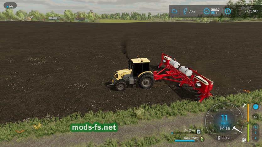 Мод на сеялку Case International 950 Cyclo Planter для Фермер Симулятор 22 Mods 6549