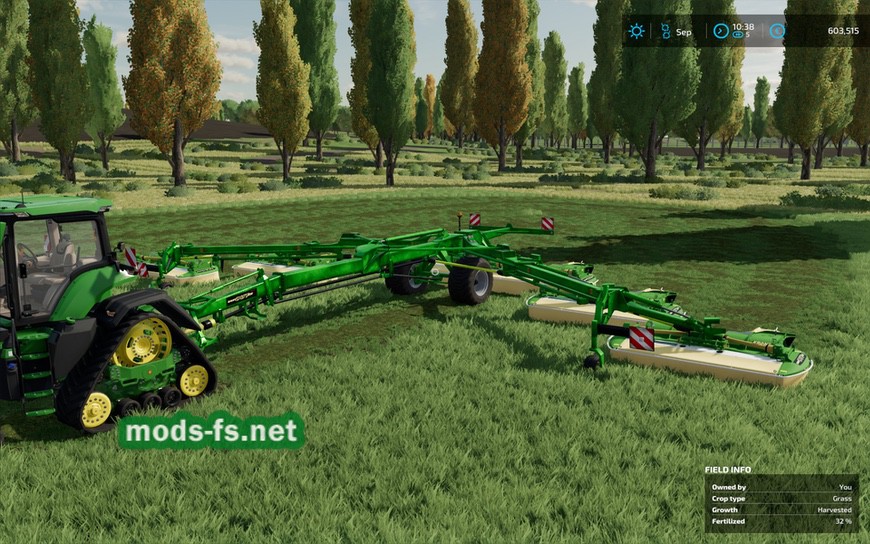 Мод на косилку Krone Easycut Special бета V 1000 для Farming Simulator 22 Mods 3960