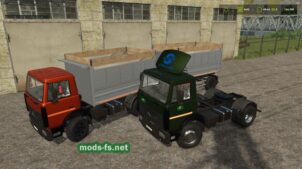 Мод МАЗ 5551А2 и прицеп для FS 25